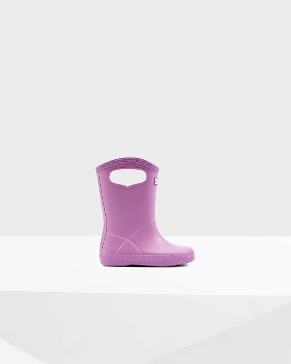 Kids Hunter Original First Classic Grab Handle Rain Boots Lilac | UKITPH-801